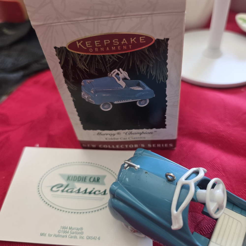 Hallmark Blue Keepsake Ornament - Kiddie Car Classics